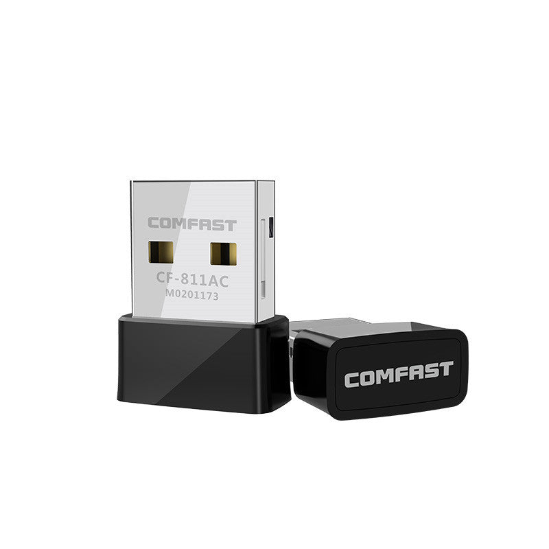 Compatible with Apple , Black Apple USB Wireless Network Card Desktop Laptop Computer Host External Wifi Network Receiver - iztia