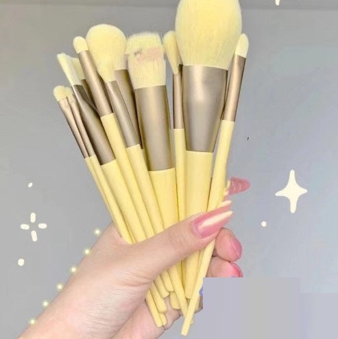 13Pcs Makeup Brush Set Make Up Concealer Brush Blush Powder Brush Eye Shadow Highlighter Foundation Brush Cosmetic Beauty Tools - iztia