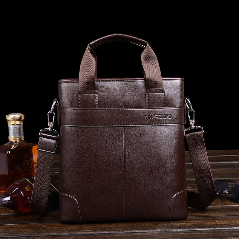 Men's Portable Crossbody Shoulder Briefcase - iztia