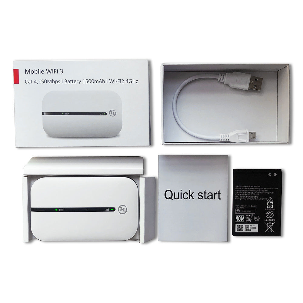 Wi-fi 4g Router With Lithium Battery 150Mbps Unlocked - iztia