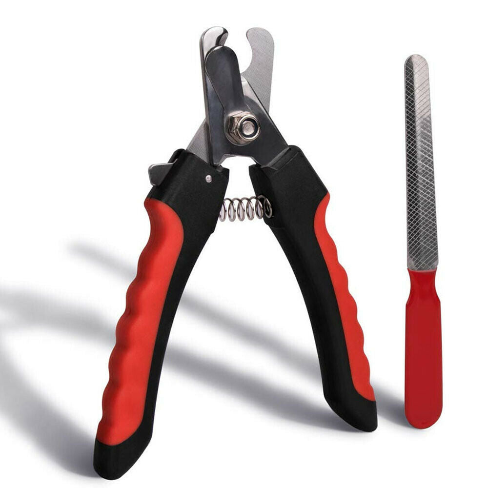Dog Nail Clippers Nail Trimmer With Safety Guard Razor Pet Grooming - iztia