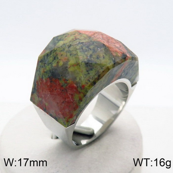 Women's Fashion Natural Stone Ring - iztia