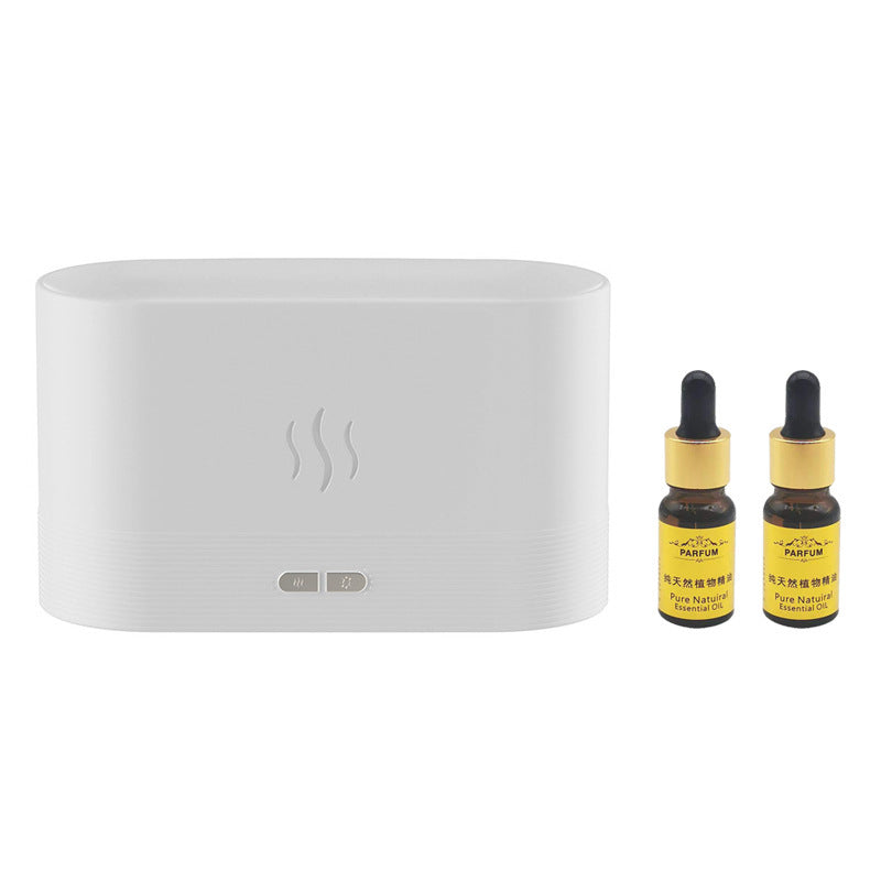 Drop Shipping Factory Direct Sale Fire Flame Humidifier Aroma Diffuser 2022 Air Essential Oil Ultrasonic Humidifier - iztia