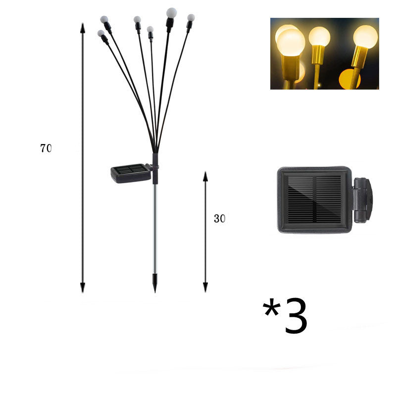 Simulation Firefly Solar Light Outdoor Garden Decoration Lawn Landscape Lamp Xmas Decor Solar LED Lights Outdoor Garden Lights - iztia