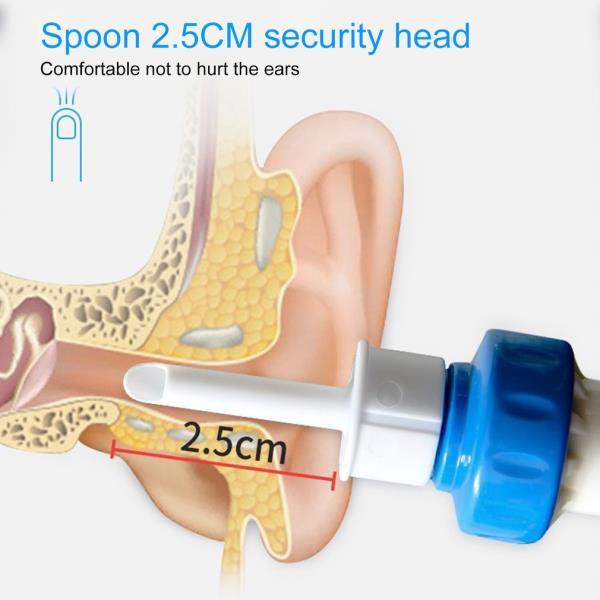 Safety Electric Cordless Vacuum Ear Cleaner Wax Remover Painless Cleaning Tool - iztia