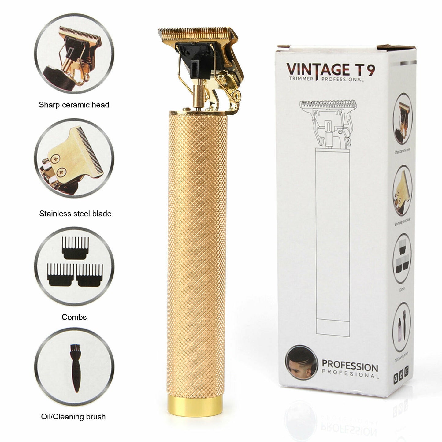 USB Electric Hair Clippers Rechargeable Shaver Beard Trimmer Professional Men Hair Cutting Machine Beard Barber Hair Cut - iztia