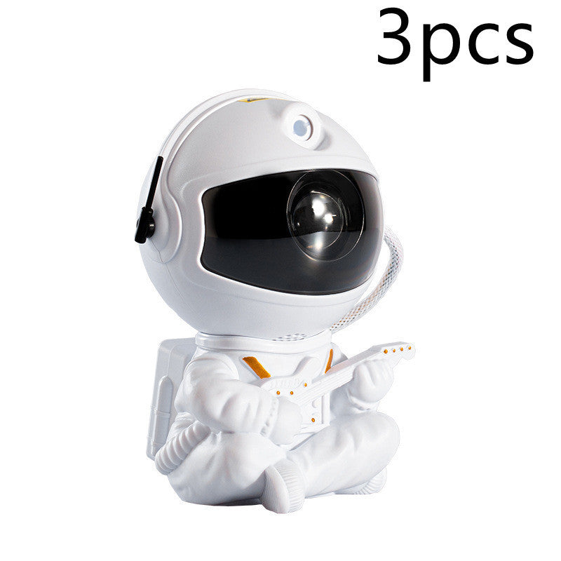Mini Version Of Astronaut Star Projection Lamp Creative Gift Atmosphere Decorative Lamp Colorful Flowing Starry Night Light - iztia