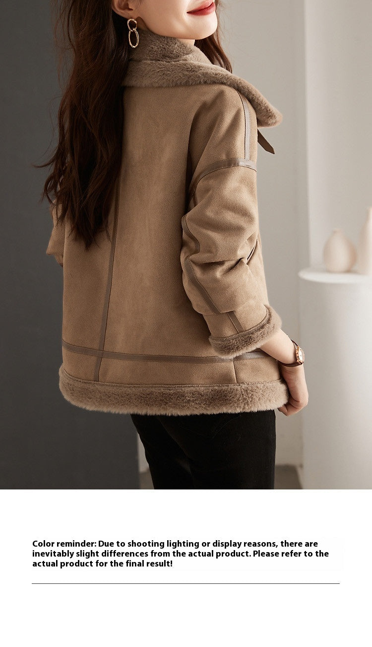 Women's Casual Loose Motorcycle Style Versatile Top - iztia