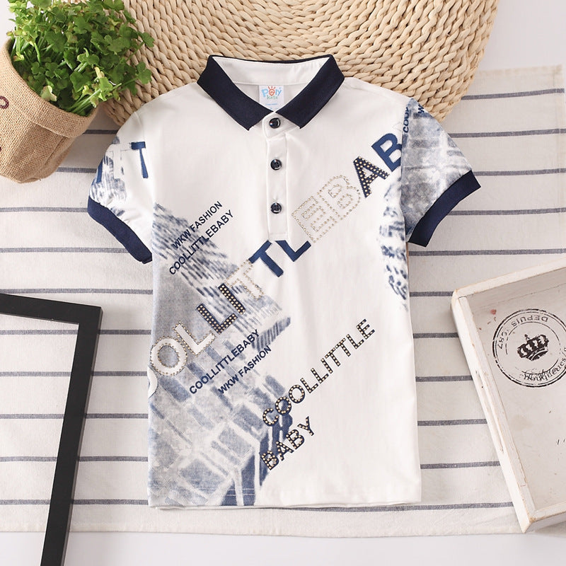 Kids Shirt Boys Tops Children Clothes Wear - iztia
