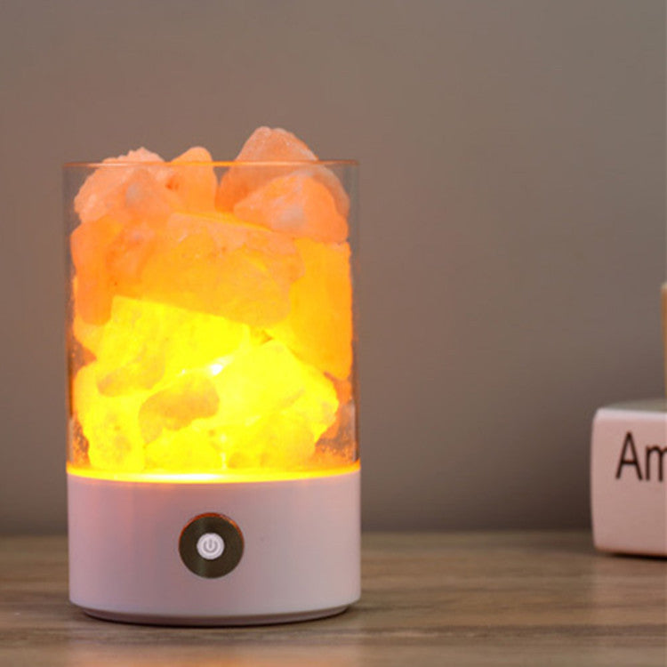 USB Crystal Light Himalayan Salt LED Lamp - iztia