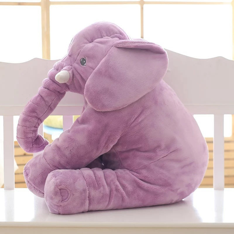 Soft Comfort Elephant Plush Toy Accompany Sleeping Baby Sleep Child Pillow Leather Shell - iztia