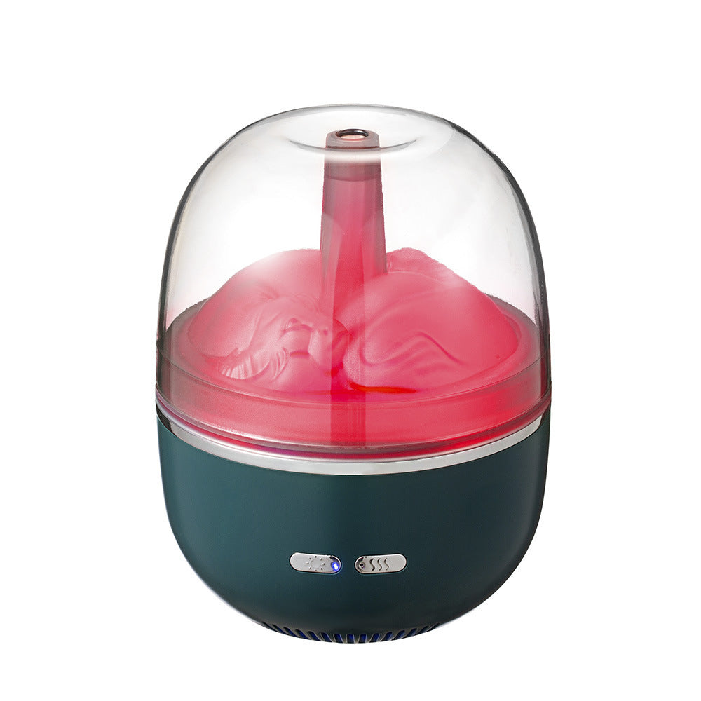 Air Humidifier Essential Oil Ultrasonic Aromatherapy Atomizer Colorful Light Heavy Fog Volume Office Home Accessories - iztia
