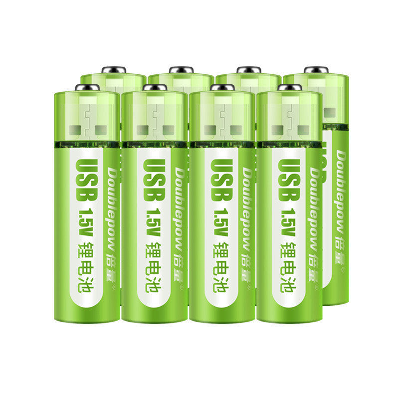 USB Rechargeable Battery No. 5, No. 7 Lithium Battery, Large Capacity 1.5v Constant Voltage AA - iztia