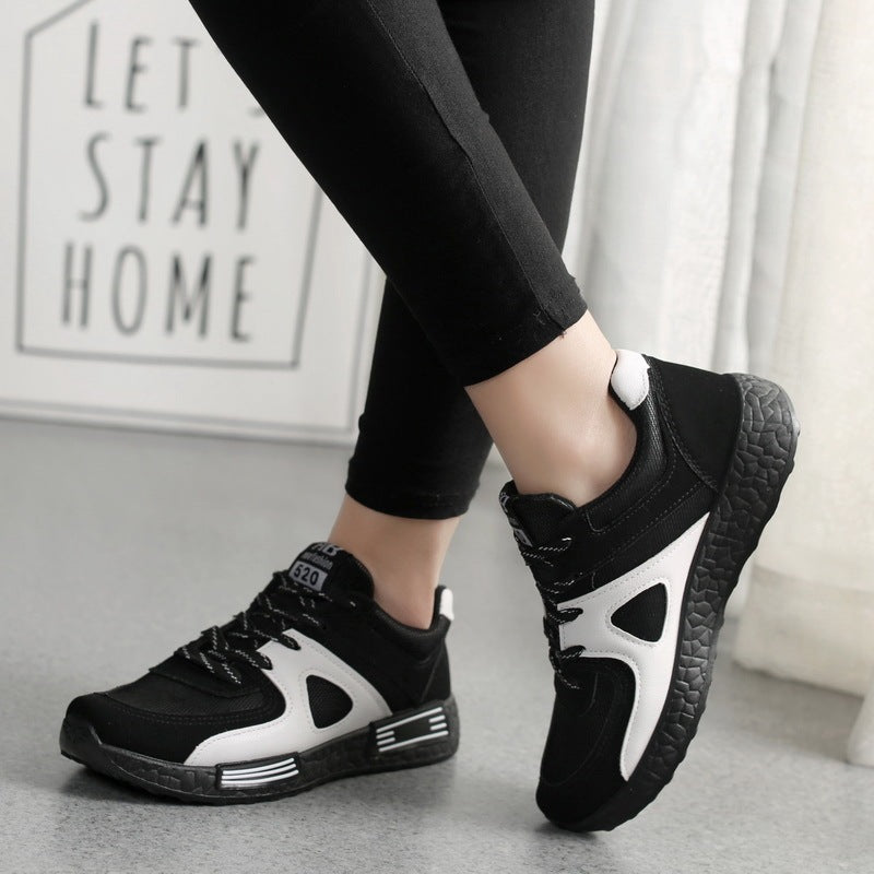 Sports Shoes Women's All-match Casual Shoes Forrest Shoes Student Breathable Board Shoes Flat Running Shoes - iztia
