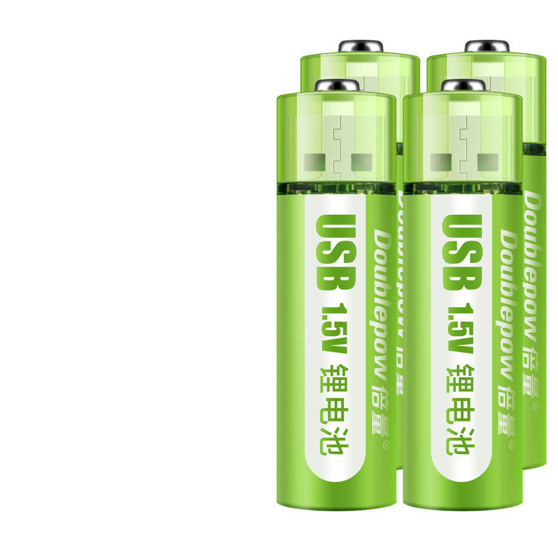 USB Rechargeable Battery No. 5, No. 7 Lithium Battery, Large Capacity 1.5v Constant Voltage AA - iztia