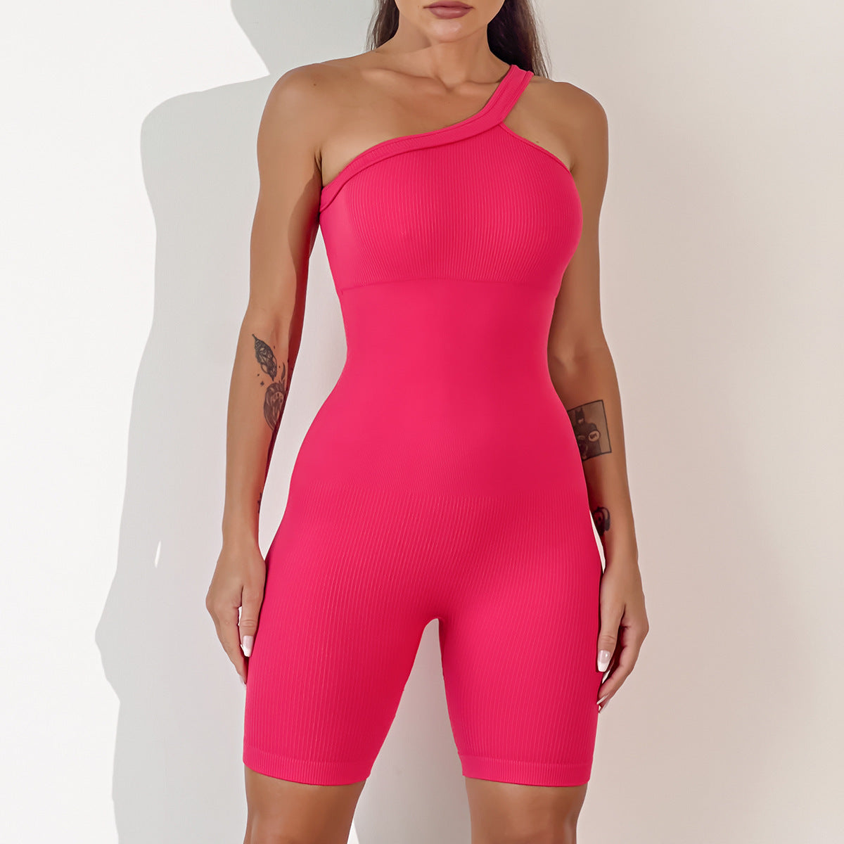 Yoga Wear Pilates Suit Chest Pad Quick-drying Sling One-piece Tights - iztia