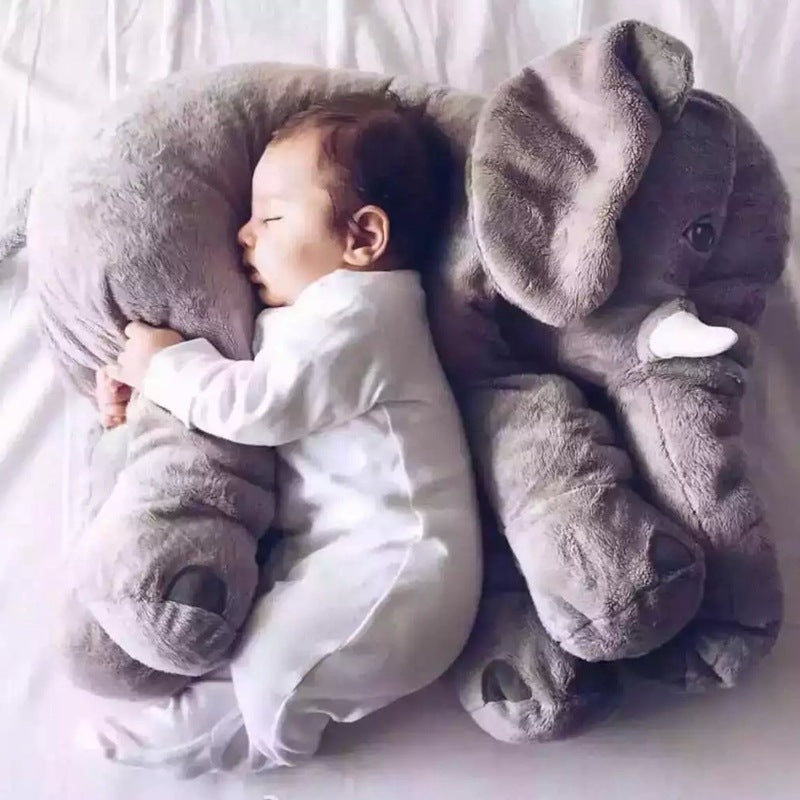 Soft Comfort Elephant Plush Toy Accompany Sleeping Baby Sleep Child Pillow Leather Shell - iztia