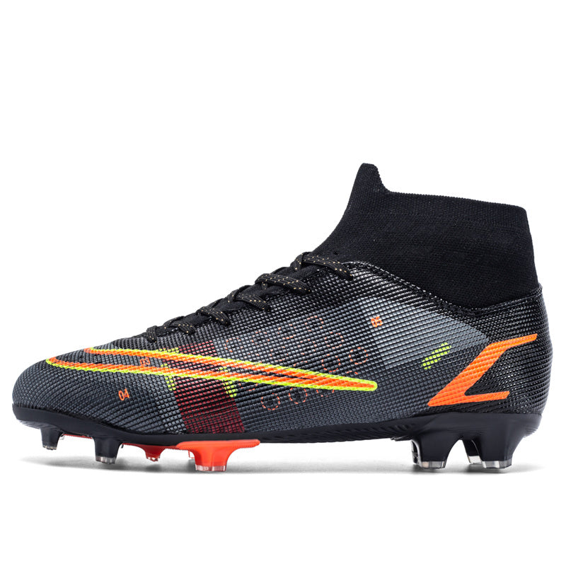 Football Boots Men's High Top AG Spike Artificial Turf - iztia
