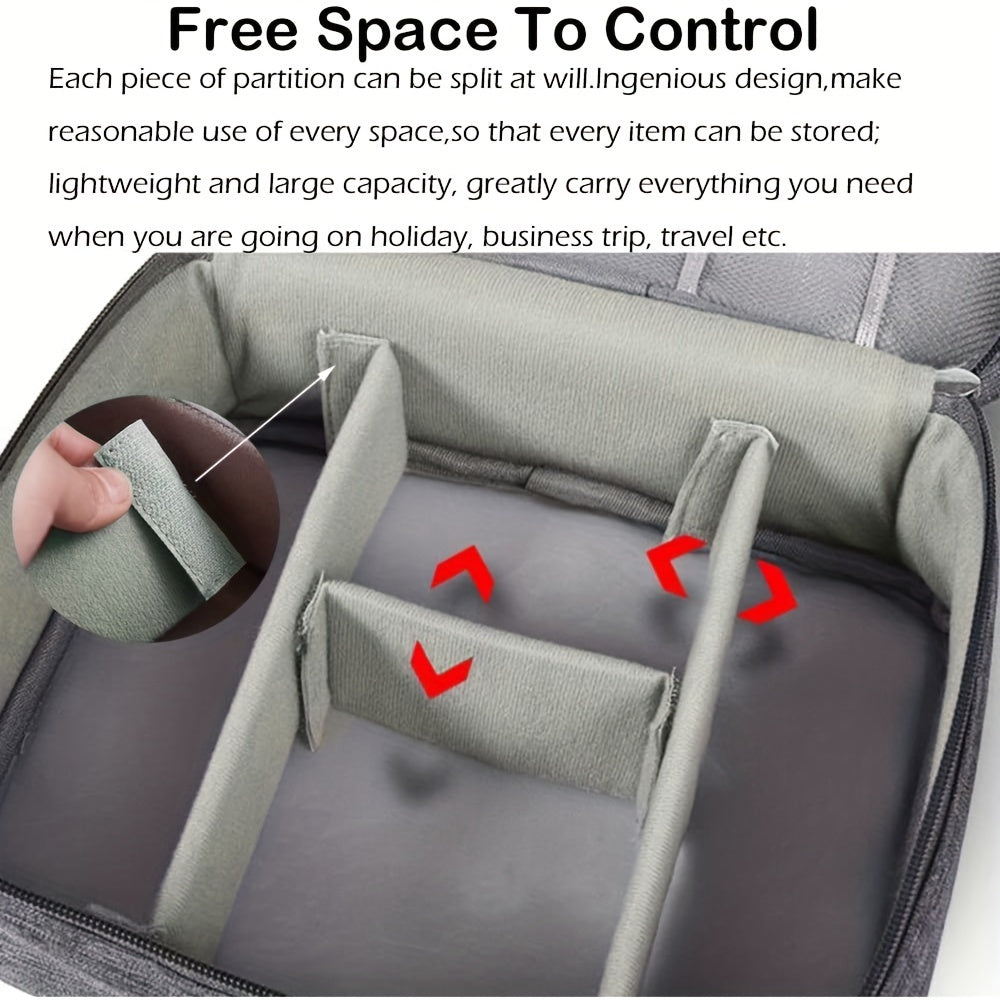 Electronics Organizer Travel Cable Organizer Bag Waterproof Portable Digital Storage Bag Electronic Accessories Case Cable Charger Organizer Case - iztia
