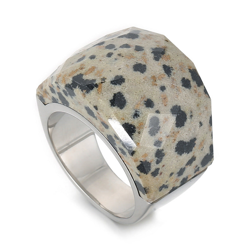 Women's Fashion Natural Stone Ring - iztia