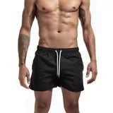 Three-point Beach Pants Fashion Multicolor Straight Loose Sports Shorts - iztia