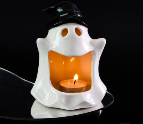 Special Halloween Ghost Festival Ceramic Craft Ornaments - iztia