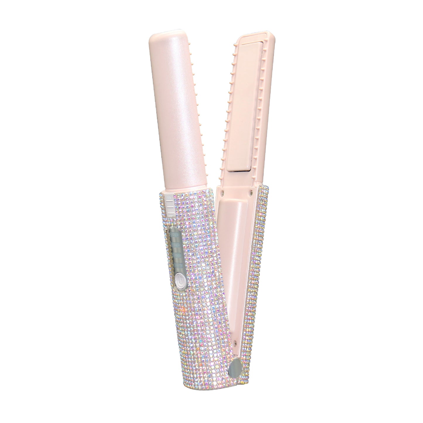 2-In-1 Electric USB Hair Straightening Brush Straightener Brush Multifunctional Comb Straightening Styler Hair Curler - iztia