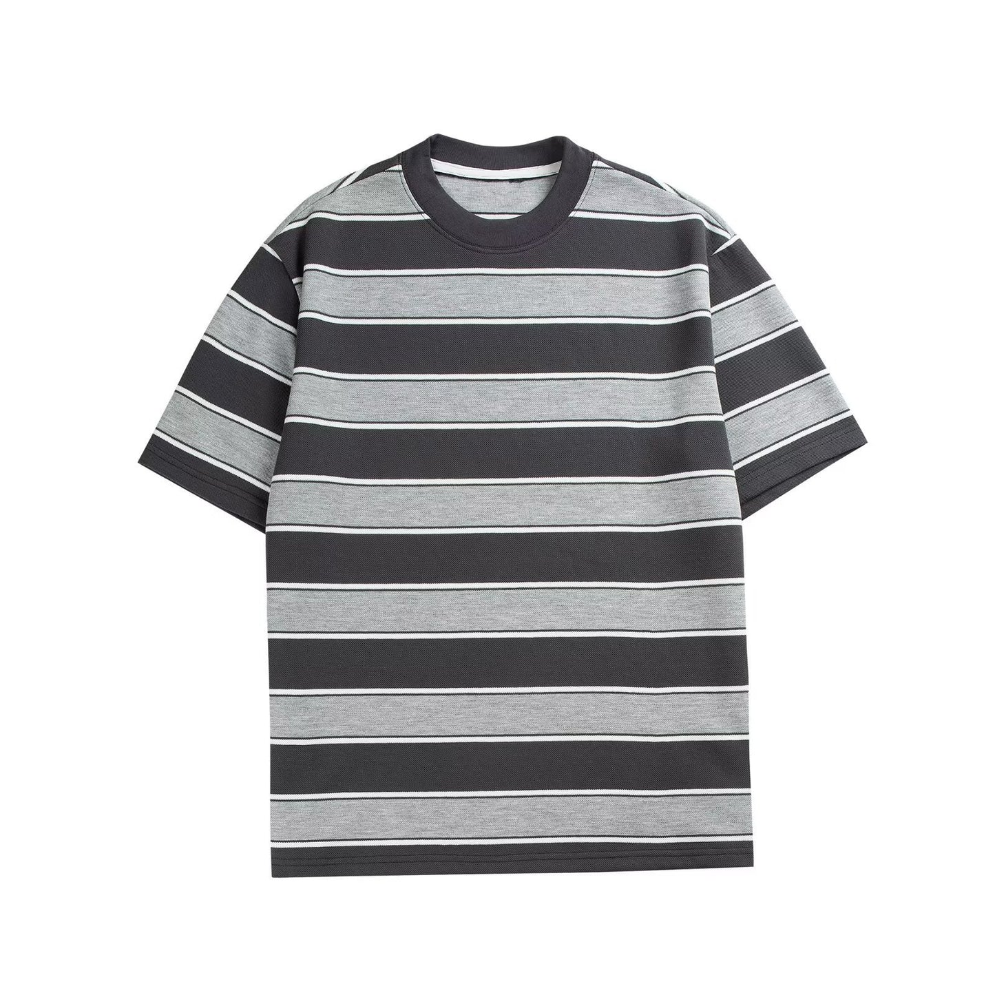 Men's Summer Japanese Vintage Stripe T-shirt - iztia