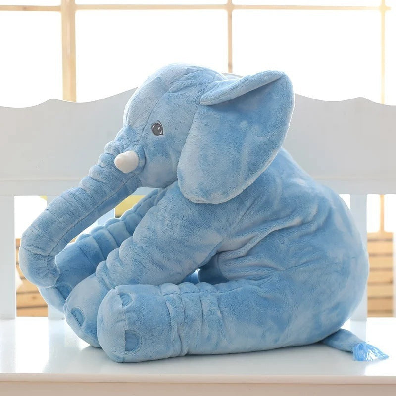 Soft Comfort Elephant Plush Toy Accompany Sleeping Baby Sleep Child Pillow Leather Shell - iztia