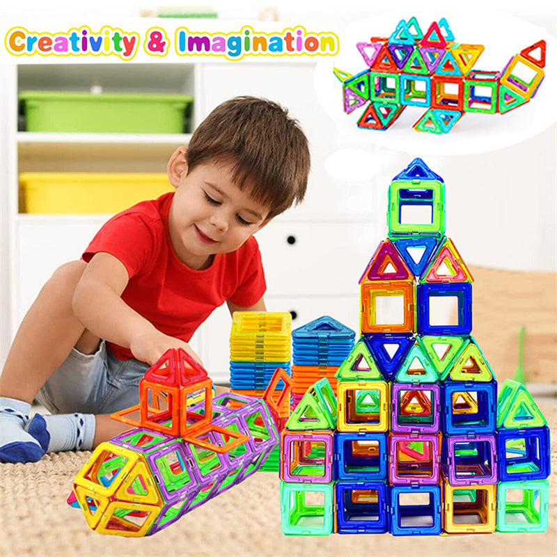 Magnetic Building Blocks DIY Magnets Toys For Kids Designer Construction Set Gifts For Children Toys - iztia