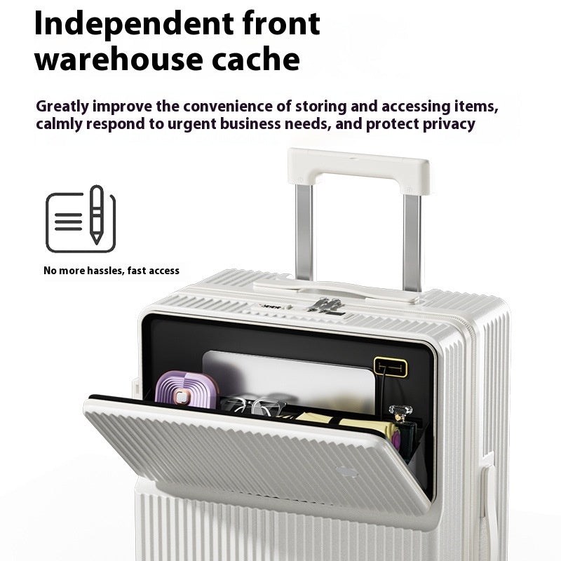 Front Half-opening Multifunctional Luggage - iztia