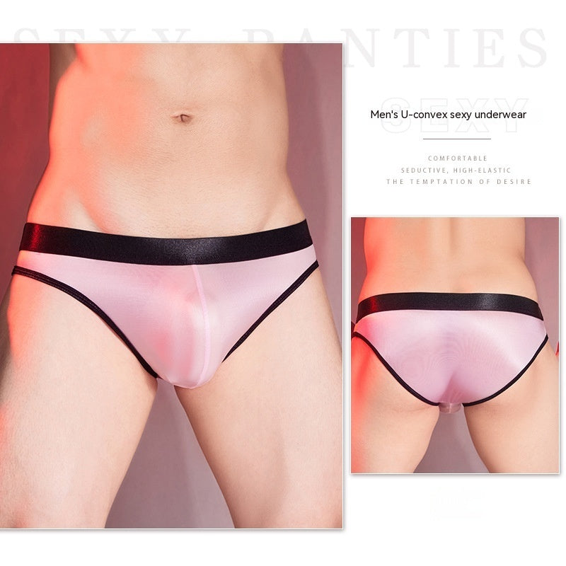 Comfortable and breathable underwear for men with a shiny, high-elastic design - iztia