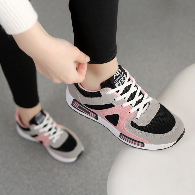 Sports Shoes Women's All-match Casual Shoes Forrest Shoes Student Breathable Board Shoes Flat Running Shoes - iztia