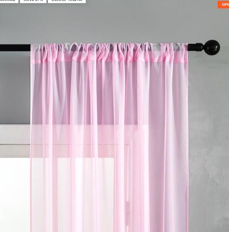Modern And Simple Pure Color Cotton And Linen Window Screen - iztia