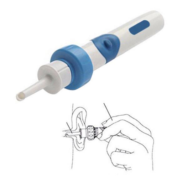 Safety Electric Cordless Vacuum Ear Cleaner Wax Remover Painless Cleaning Tool - iztia