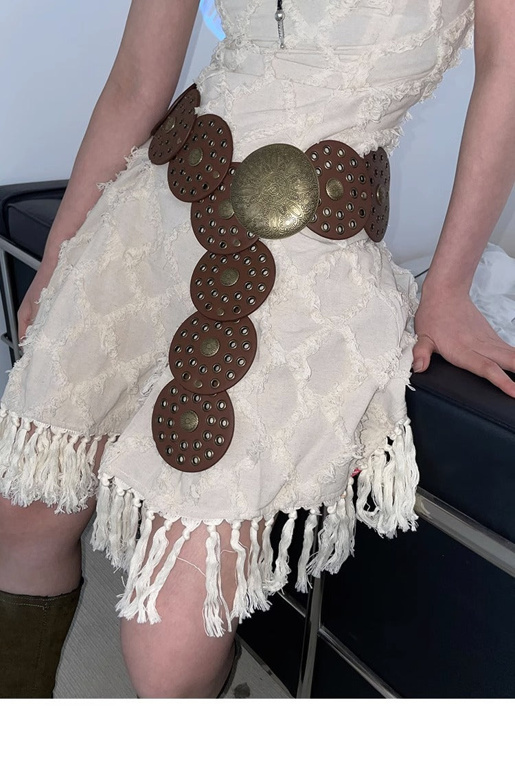American Retro Round Hollow Waist Seal - iztia