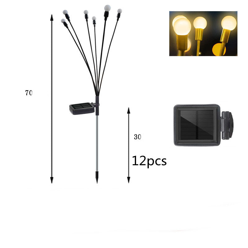 Simulation Firefly Solar Light Outdoor Garden Decoration Lawn Landscape Lamp Xmas Decor Solar LED Lights Outdoor Garden Lights - iztia