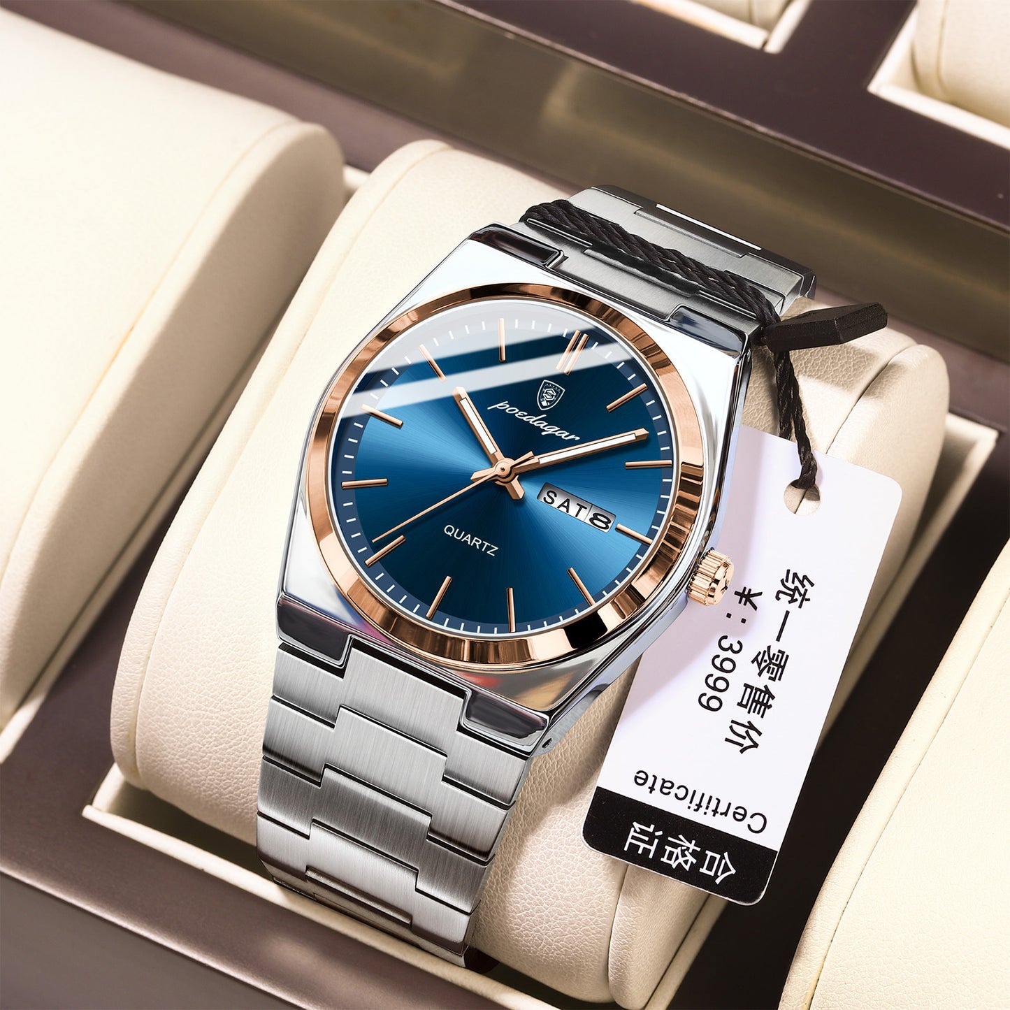 Ultra-thin Men's Watch Waterproof Luminous Quartz Watch - iztia