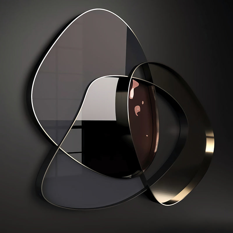 Modern Abstract 3D Metal Wall Art Canvas Painting - iztia