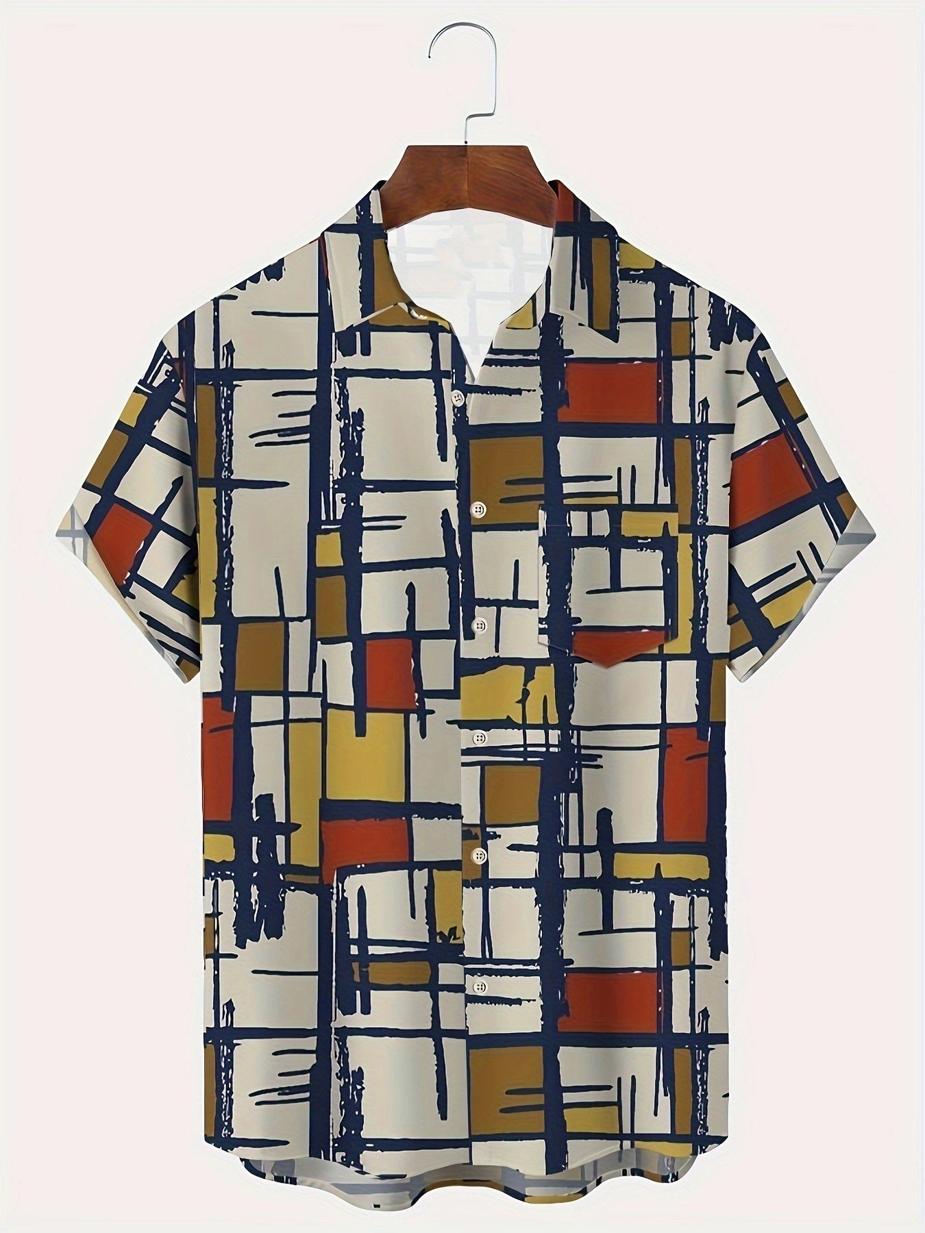 Fashion Printed Shirt Summer Menswear Printing - iztia