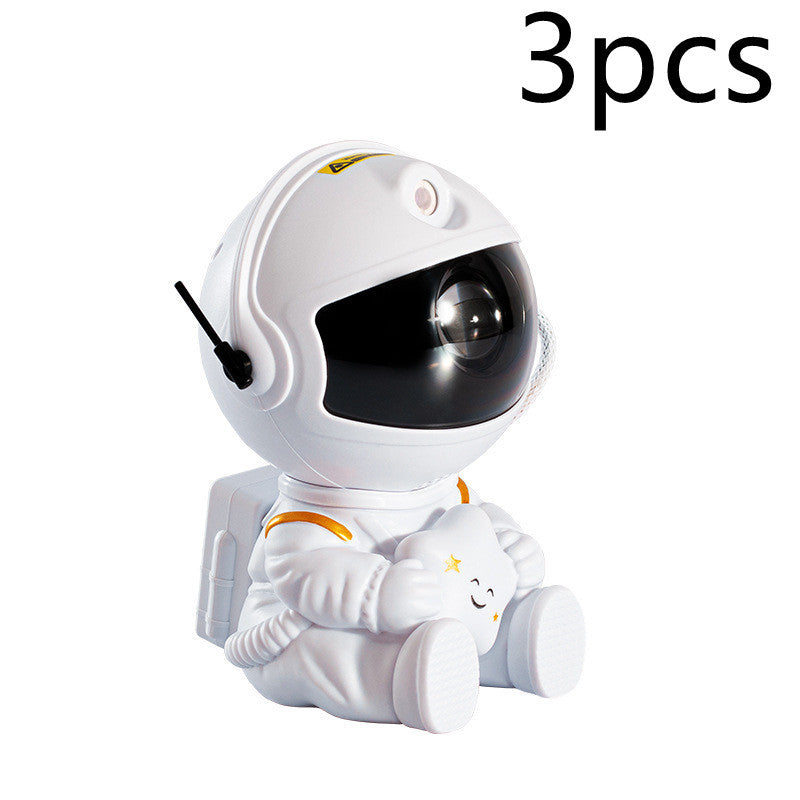 Mini Version Of Astronaut Star Projection Lamp Creative Gift Atmosphere Decorative Lamp Colorful Flowing Starry Night Light - iztia