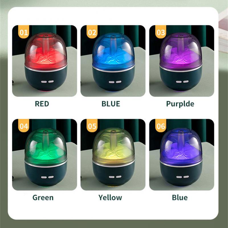 Air Humidifier Essential Oil Ultrasonic Aromatherapy Atomizer Colorful Light Heavy Fog Volume Office Home Accessories - iztia