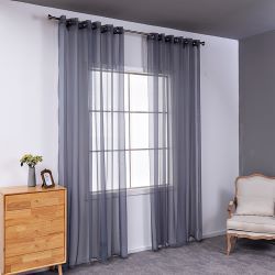 Modern And Simple Pure Color Cotton And Linen Window Screen - iztia