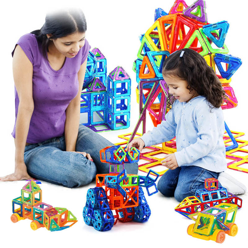 Magnetic Building Blocks DIY Magnets Toys For Kids Designer Construction Set Gifts For Children Toys - iztia