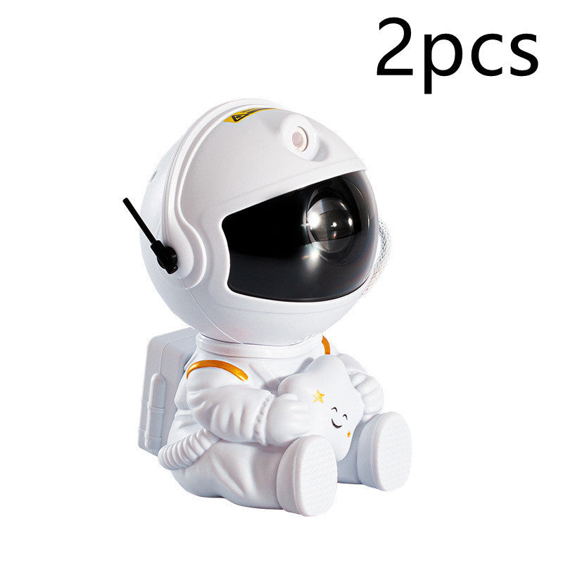 Mini Version Of Astronaut Star Projection Lamp Creative Gift Atmosphere Decorative Lamp Colorful Flowing Starry Night Light - iztia