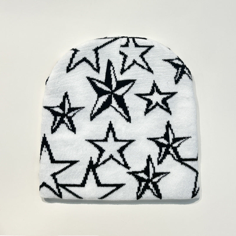 Men's Retro Star Niche Wool Hat - iztia