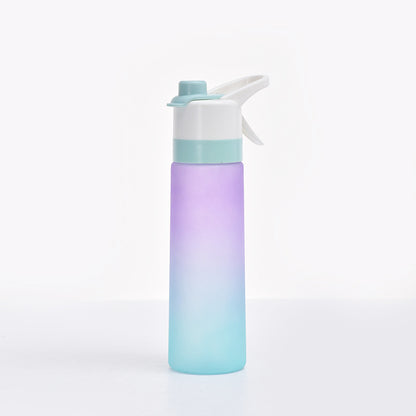 Spray Water Bottle For Girls Outdoor Sport Fitness Water Cup Large Capacity Spray Bottle Drinkware Travel Bottles Kitchen Gadgets - iztia