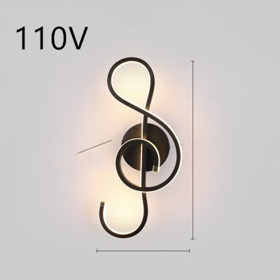 led wall lamp nordic minimalist bedroom bedside lamp - iztia