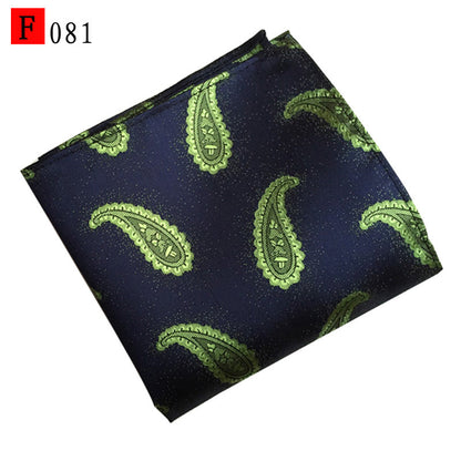 British Business Polyester Yarn Jacquard Small Square Towel - iztia