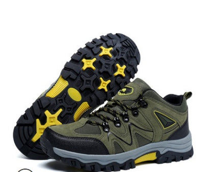 Outdoor Hiking Waterproof Non-slip Low-cut Hiking Shoes - iztia